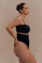 Saria High Waist Shapewear Briefs - Black