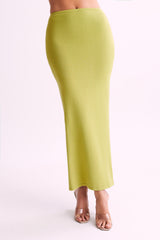 Tristan Knit Maxi Skirt - Seafoam Green
